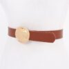 Polyurethane Belt with Metal Buckle - Sleek Finish