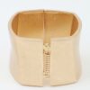 Sculptural Hammered Matte Geometric Cuff Bracelet