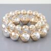 Multi-Cut Faceted Beaded Bracelet - Two-Strand