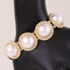 Woven Pearl Stone Beaded Stretch Bracelet