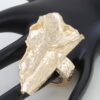 Polished Ripple Sculptural Statement Ring