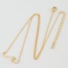 Wave Pendant Necklace - Gold-Tone Minimalist