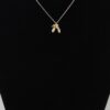 Ballerina Shoes Necklace - Gold-Toned Mini Pendant