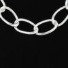Polished Twist Chain Statement Necklace - High-Shine