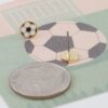 Soccer Ball Stud Earrings - Black and White Sport Studs
