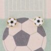 Soccer Ball Stud Earrings - Black and White Sport Studs