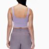 87 Lace Jersey Top - Rhinestone Trim V-Neck