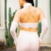 Halter-Neck Bandage 3-Piece Set with Mesh Gloves