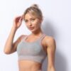 Seamless Sports Bra with Contrast Trim Detail