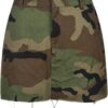 Camo Utility Mini Skirt with Pockets