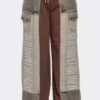 Love Is Dedication Color Block Pants - Ruched Waist