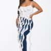 Ruffle Spaghetti-Strap Crop Top - Solid Casual Style