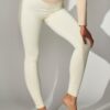 High-Waist Colorblock Leggings - Full-Length Skinny