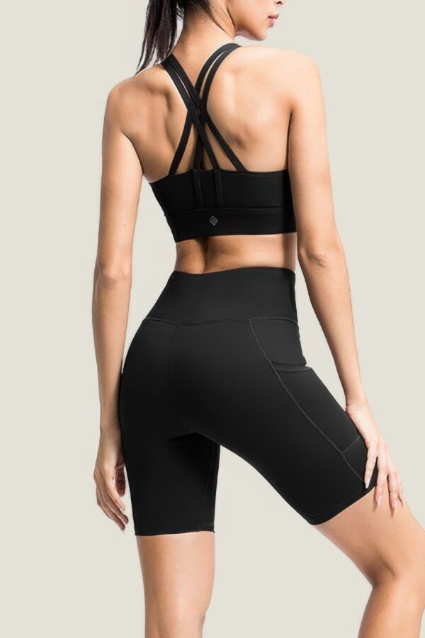 Yoga Active Set - Cross-Back Square-Neck Two-Piece