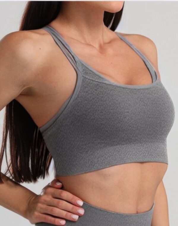 Seamless Yoga Top - Racerback Active Tank