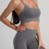 Seamless Yoga Top - Racerback Active Tank