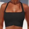Seamless Racerback Top with Square Neckline - Active Bra
