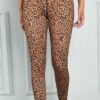 Leopard Print High-Waist Active Leggings