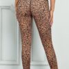 Leopard Print High-Waist Active Leggings