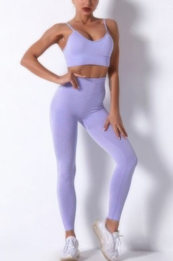 Seamless Yoga Set - High-Waist Two-Piece