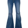 Signal Flare High-Rise Panel Jeans - Mid Blue