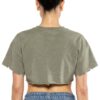 Rebel Echo Cropped Graphic Tee - Paint-Splatter
