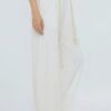 Rope-Waist Wide-Leg Pants - Relaxed High-Rise