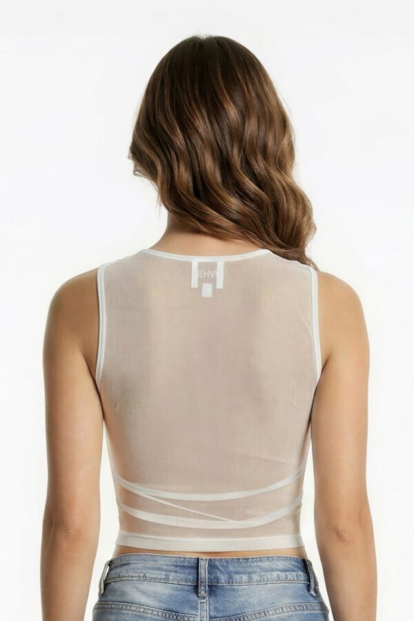 Fairytale Ruffle Cascade Tank - Ivory