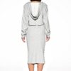 Cutout Hoodie & Midi Skirt Set - Shredded Streetwear