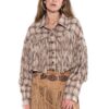 Desert Trail Fringe Plaid Shirt - Knotted Fringe