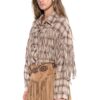 Desert Trail Fringe Plaid Shirt - Knotted Fringe