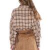 Desert Trail Fringe Plaid Shirt - Knotted Fringe