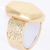 Alloy Casting Stretch Bracelet - Geometric Gold