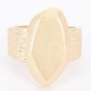 Alloy Casting Stretch Bracelet - Geometric Gold