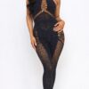 Gemma Caged Lace Bodystocking
