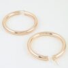 Oversized Hoop Earrings - Thick Polished Hoops