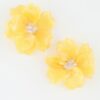 Blooming Flower Stud Earrings - Layered Petal Gloss
