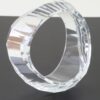 Transparent Crystal Cut Bracelet - Faceted Clear