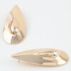Double-Layer Polished Teardrop Earrings