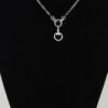 Twisted Loop Equestrian Chain Necklace - Polished