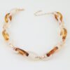 Multi Nude-Toned Chunky Chain Necklace