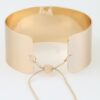 Wide Hammered Toggle Cuff Bracelet - Broad Band