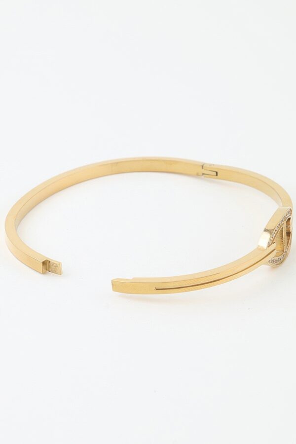 Bejeweled Mariner Chain Bracelet with Oval Accent