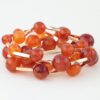Marble Stone Multi-Strand Beaded Tube Bracelet