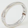 Two-Tone Twisted Layered Cuff Bracelet