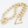 Yours Truly Bead-Chain Heart Necklace - Polished Pendant