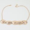 Hammered Scale Pendant Necklace - Textured Collar