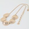 Hammered Scale Pendant Necklace - Textured Collar