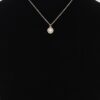 Rhinestone Pendant Necklace Set with Matching Studs