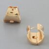 Wide Cuff Hoop Earrings - Polished Wide-Band Hoops